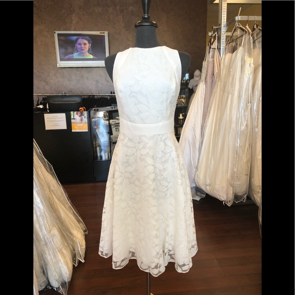 Social Bridesmaid Dress by Dessy, 14, Ivory